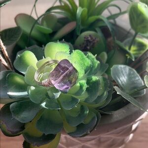 Amethyst Wire Wrapped Ring
